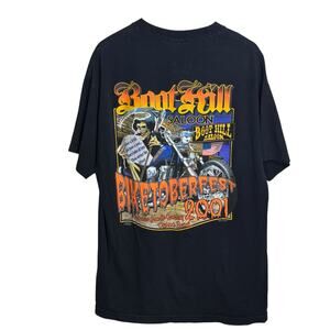 Vintage 2001 Boot Hill Saloon Biketoberfest Size XL Made in the USA T-Shirt